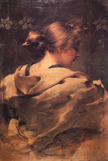 Franciszek zmurko Portrait of a Young Woman oil painting image